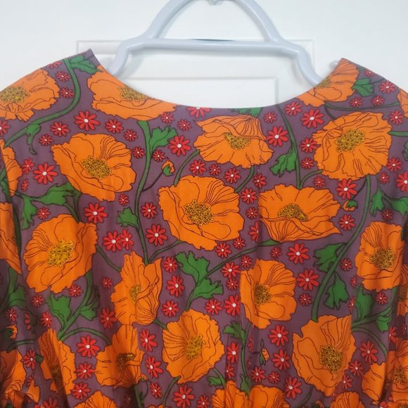 Dawn O’Porter x Joanie: 70's retro style maxi dress, size US 10 (EUC) - Picture 12 of 13